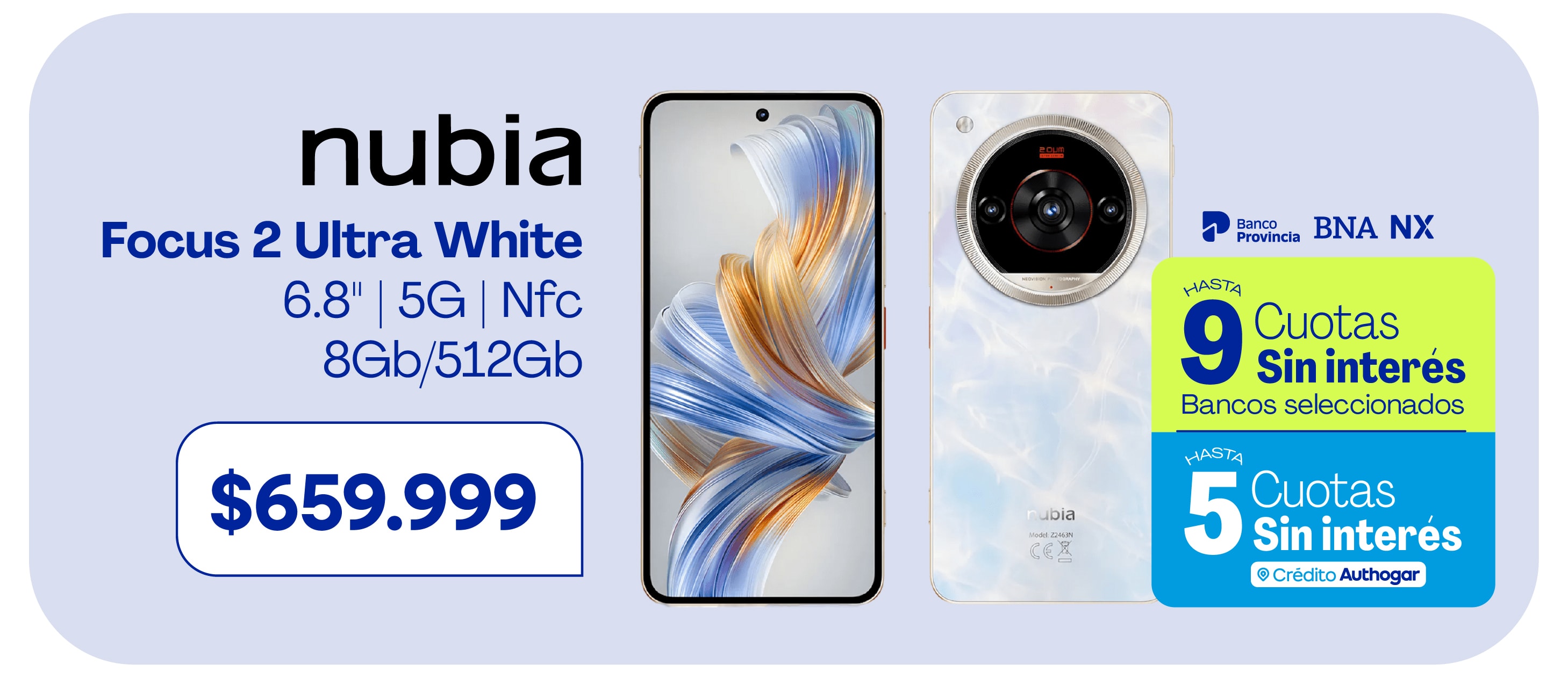 nubia Focus 2 Ultra White 6.8
